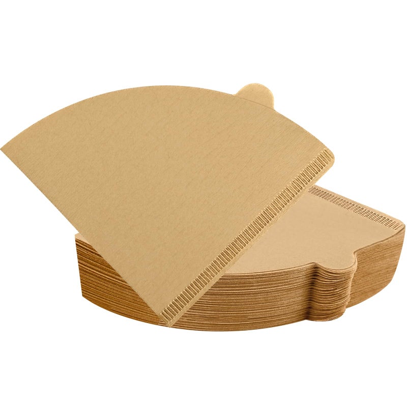 Dingkei Coffee Filters, Cone Coffee Filters Size 02, 1-4 Cups, 200 Count, 2 Cone Filter For Pour Over And Drip Coffee Maker, Natural Brown Unbleached - Image 1